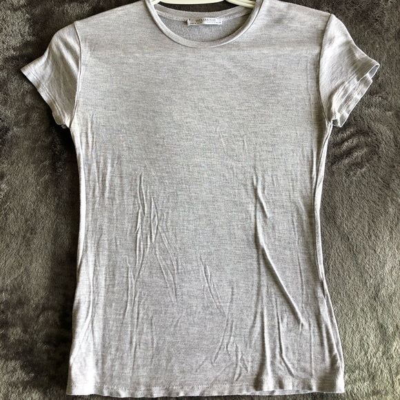 Tight Grey Crewneck Tee - Picture 1 of 2